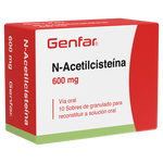 N-ACETILCISTEÍNA (GF) 600 MG X 10 SOBRES