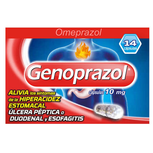 GENOPRAZOL (GENOMMA) 10 MG X 14 CAP