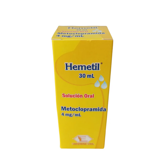 HEMETIL (LABQ) METOCLOPRAMIDA 4 MG GTAS ORALES X 30 ML