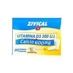 ZIVICAL D (AZUL) (LABQ) VITAM D3 + CARBTO CALCIO X 20 TAB