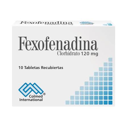 FEXOFENADINA (COLMED) 120 MG X 10 TABLETAS