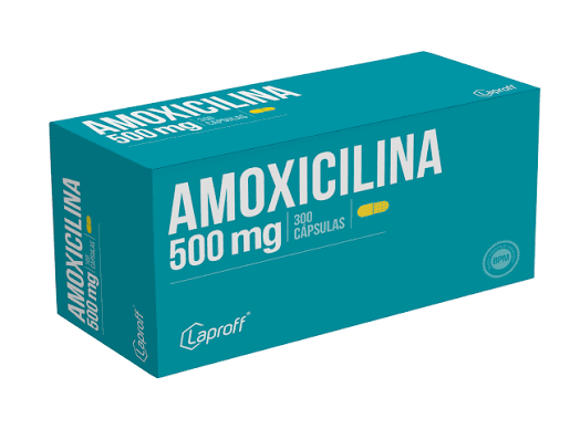 AMOXICILINA (LPROFF) 500 MG CAJA X 300 TAB