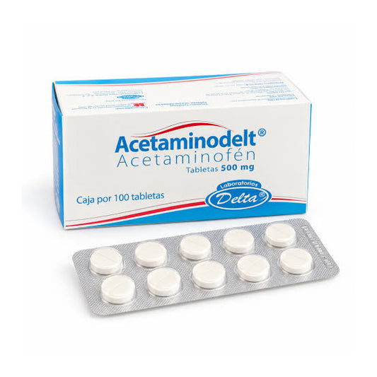ACETAMINODELT (DELTA) ACETAMINOFEN 500 MG X 100 TAB
