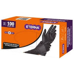 GUANTE NITRILO (ETERNA) TALLA M NEGRO X 100 UNDS