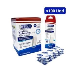CURAS (BEGUT) ADULTO X IMPERMEABLES TRANSPARENTES 100 UND