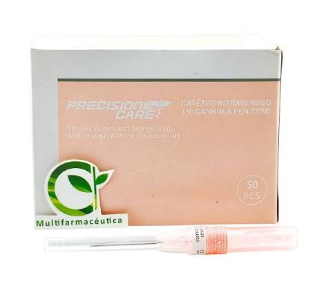 CATETER INTRAVENOSO (ETERNA) ROSADO 20G X 32 MM