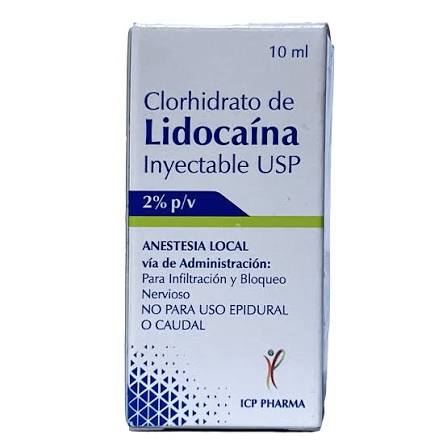 LIDOCAINA CLORHIDRATO (CSB) 2% 10ML AMP