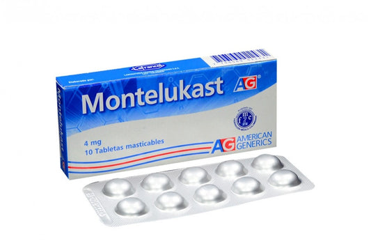 MONTELUKAST (A.G) 4 MG X 10 TAB MASTICABLES