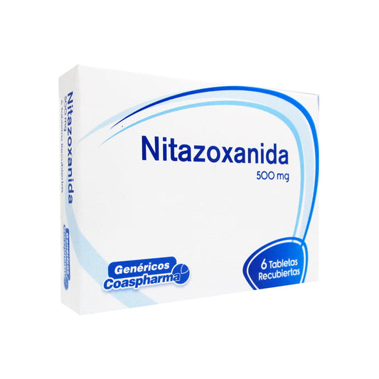 NITAZOXANIDA (COAS) 500MG X 6 TAB
