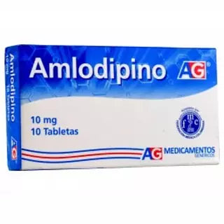 AMLODIPINO (A.G) 10 MG X 10 TAB