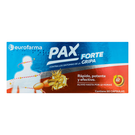 PAX (EURO) GRIPA FORTE X 50 CAPSULAS