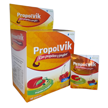 PROPOLVIK CEREZA (AIPHEX)SOBRE X 5 UNIDADES  CAJA X 20 SOBRES