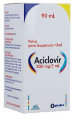 ACICLOVIR (ANGLO) SUSP X 90 ML
