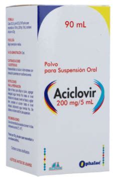 ACICLOVIR (ANGLO) SUSP X 90 ML