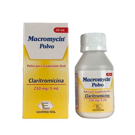 MACROMYCIN (LABQ) CLARITROMICINA SUSP X 50 ML