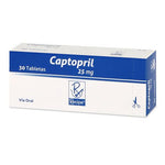 CAPTOPRIL (RECIPE) 25 MG X 30 TABLETAS