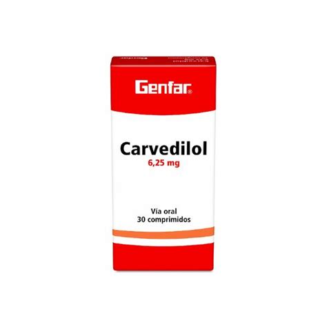 CARVEDILOL (GF) 6,25 MG X 30 TAB
