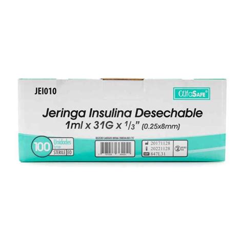 JERINGA (ALFA) INSULINA 1 ML X 1 UND (CON IVA)