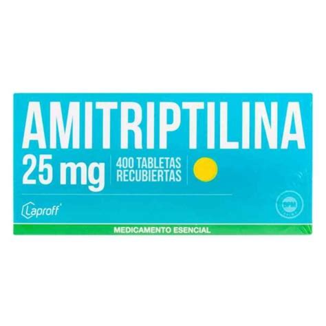 AMITRIPTILINA (LPFF) 25 MG X 400 TAB