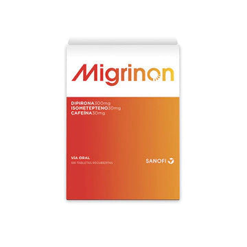 MIGRINON (SANOFI) DIP + ISOME + CAFE X 100 TAB