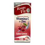 VITAMINA C (KEOPS) CEREZA + ZINC X 100 TAB