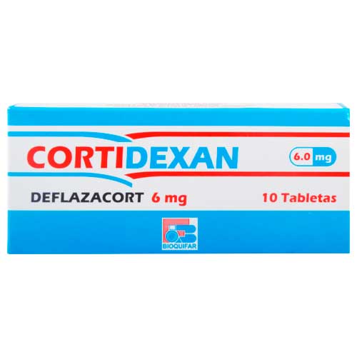 CORTIDEXAN (LABQ) DEFLAZACORT 6 MG X 10 TAB