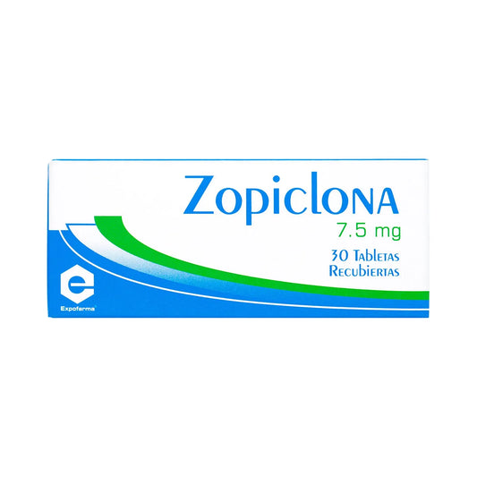 ZOPICLONA (EXPO) 7,5 MG X 30 TABLETAS RECUBIERTAS